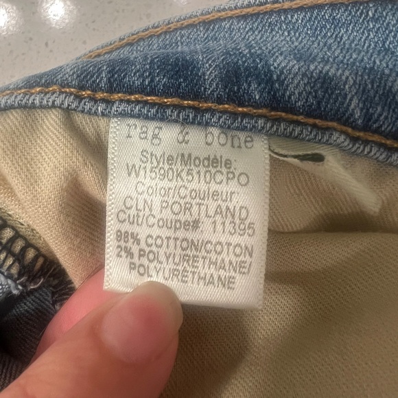 Rag & Bone Jeans Size 26 Rag & Bone The Dre - Picture 8 of 8